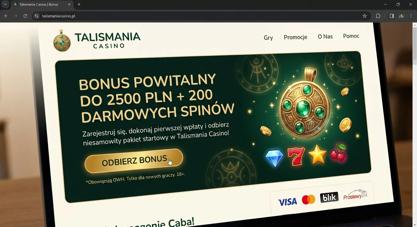 Warunki bonusu powitalnego Talismania Casino